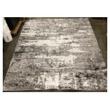KARMA GREY-IVORY MODERN ABSTRACT AREA RUG