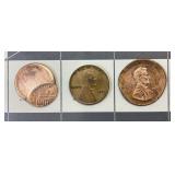 1909 VDB AND 2 MINT ERROR PENNIES