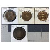 4 BRITISH COIN LOT