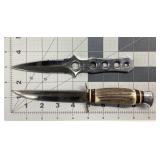 2 FIXED BLADE KNIFE LOT
