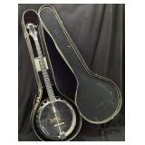 GEORGE WASHBURN MODEL B-9 5-STRING BANJO w CASE