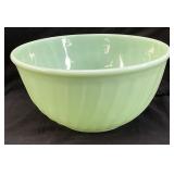 ANCHOR HOCKING SWIRL MIXING BOWL, 9in W