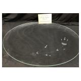 PRINCESS HOUSE HERITAGE 19in CRYSTAL OVAL PLATTER