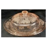 FEDERAL GLASS CO SHARON PINK DEPRESSION GLASS