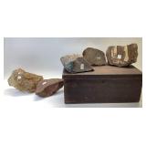 5 LRG JASPER GEMSTONE LOT