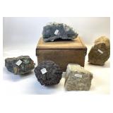 5 PC LRG MIXED GEMSTONE LOT
