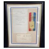 1918 WOODROW WILSONï¿½S SECRETARY SIGNED THANK YOU