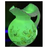 1969-75 FENTON FOR L.G. WRIGHT URANIUM GLASS