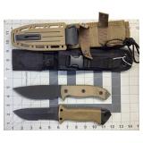 GERBER AND ONTARIO KNIFE LOT