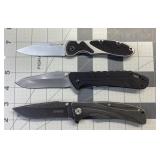 3 KERSHAW KNIFE LOT