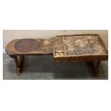 ANTIQUE PRIMITIVE COBBLERS BENCH