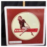 1998 RJR TOBACCO RED KAMEL CIGARETTES METAL SIGN