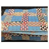 VTG. PATCHWORK QUILTED COVERLET