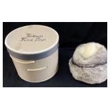 VTG. LADIES CECILE FUR HAT FROM THALHIMERS