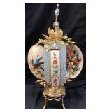 VTG. FABERGE STYLE HAND DECORATED BIRDS DESIGN