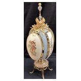 VTG. FABERGE STYLE HAND DECORATED NEOCLASSICAL