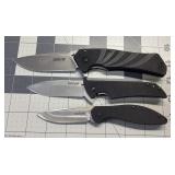 3 KERSHAW KNIVES