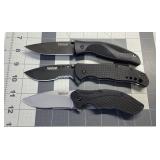 3 KERSHAW KNIVES