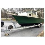 23ft 1995 PARKER OFFSHORE TRAWLER FISHING BOAT w