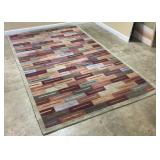 MULTI COLORED AREA RUG