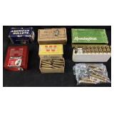 ASSORTED AMMO, WINCHESTER 30 CARBINE, REMINGTON