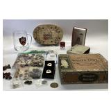 COLLECTIBLES 1893 WORLDS FAIR GLASS, WHITE OWL