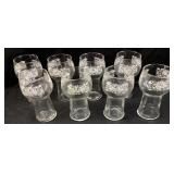 SET OF 8 1970s PEPSI COLA SODA FOUNTAIN STYLE