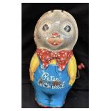 1950s MATTEL TIN LITHO WIND UP MUSICAL PETER