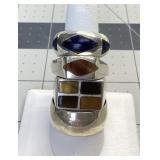 4 STERLING MENS RING LOT