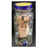 AUNT NELLIEï¿½S MINCE MEAT JAR w LARGE & SMALL