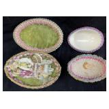 (2) VTG. FABERGE STYLE HAND DECORATED CHILDREN