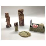 ANTIQUE CHINESE SOAPSTONE SEAL STAMPS