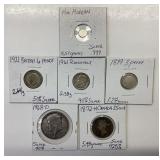 MIXED SILVER COIN LOT, 40-.999 SILVER