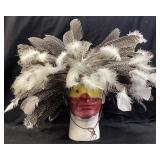 NATIVE AMERICAN DOG SOLDIER HEADDRESS