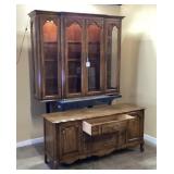2PC THOMASVILLE FURNITURE CO. CHINA HUTCH