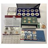 MIXED U.S. COIN PROOFS AND DENVER SOUVENIR
