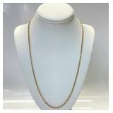 10K GOLD SOLID ROPE 10.66 GRAMS 24 INCH 3MM