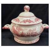 CRACKER BARREL HORSE DRAWN SLEIGH WINTER SCENE