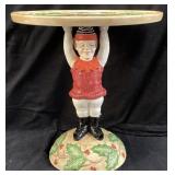 CHRISTMAS CAKE STAND, 11in H