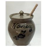 1990 JUGTOWN POTTERY HONEY JAR