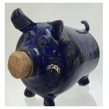 1994 BRUCE E LATHAM POTTERY PIGGY BANK