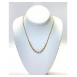 18K GOLD ROPE CHAIN 6.36 GRAMS