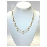 14K GOLD CUSTOM LINK CHAIN 3.77 GRAMS 19 INCH