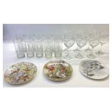 10 VINTAGE LIBBEY PINES HIGHBALL GLASSES, 7