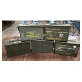 5 MILITARY AMMO CANS