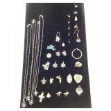 STERLING SILVER CHAINS AND PENDANTS WITH SINGLE