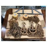CHAIN HOISTS, RIGGING, CHAIN PULLEY SYSTEM