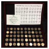 1999-2008 U.S STATE QUARTER COLLECTION w CASE &