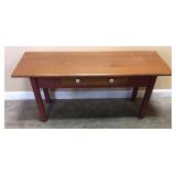SMALL COUNTRY STYLE 1 DRAWER CONSOLE TABLE