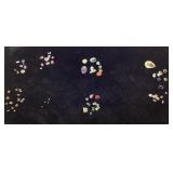 MIXED CUT GEMSTONES, DIAMONDS, RUBY